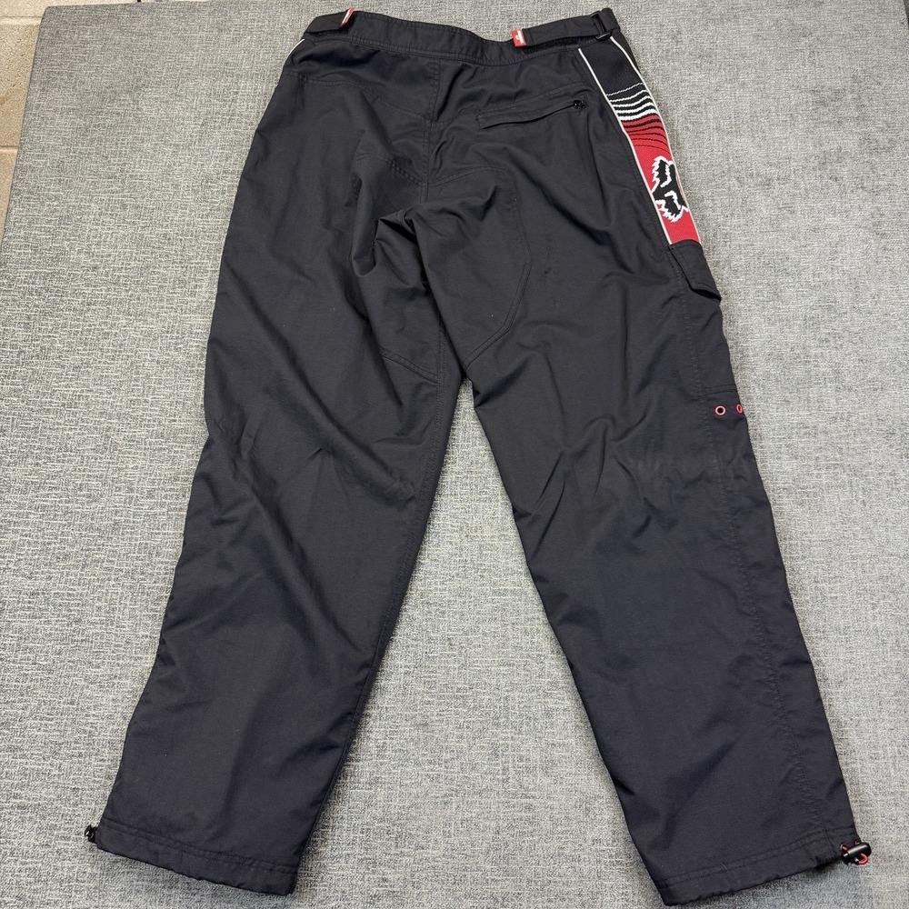Fox Racing Pants Men's 36 Black MTB Cycling Cargo Adjustable Trail Ride - Picture 7 of 13